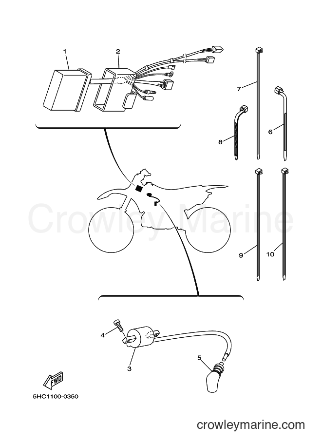 2000 Dirt Bike YZ250 - YZ250 (5HC2) [030] - ELECTRICAL 1