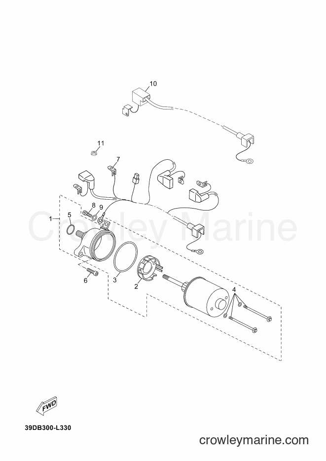 2012 Scooter YP125R - YP125R (39DB) [060] - STARTING MOTOR