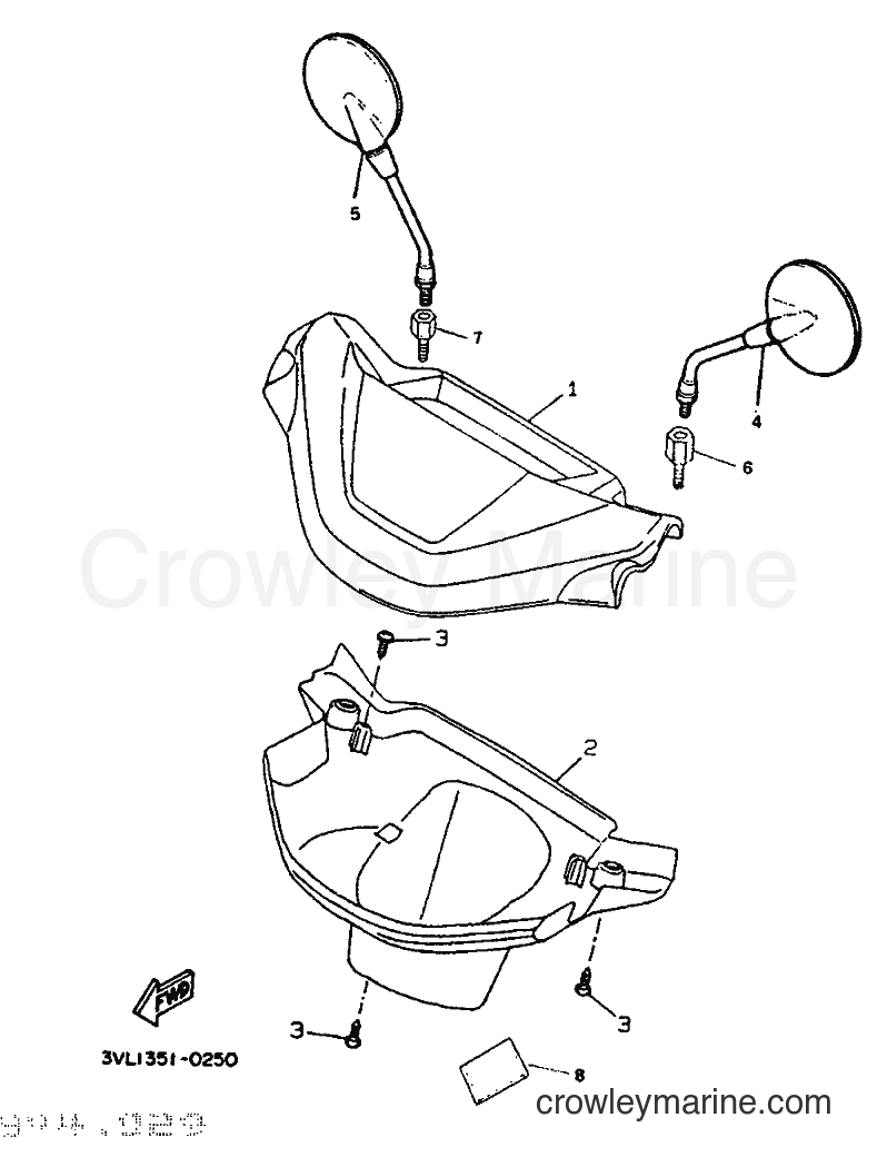 1994 Scooter CW65 - CW65 (4GP2) [999] - COWLING 1