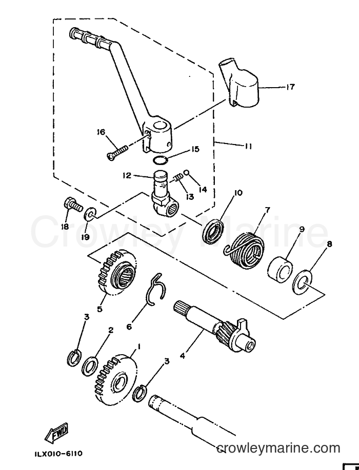 Yamaha Motors YZ125S (1LX) [999] - STARTER