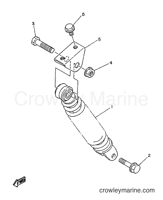 1996 Scooter YA50S - YA50S (4MJ7) [999] - REAR SUSPENSION