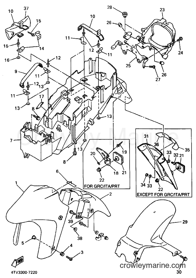 Yamaha Motors YZF600R (4WE2) [030] - FENDER