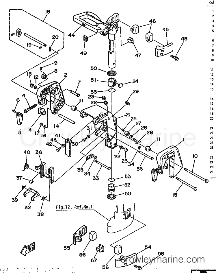 Yamaha Motors 6D (6H8) [999] - BRACKET