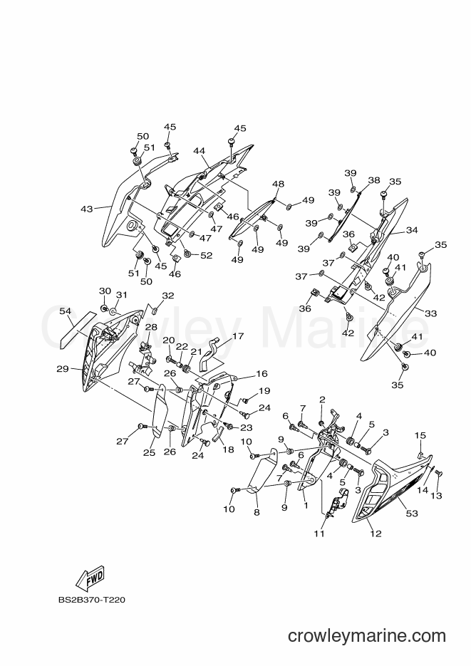 Yamaha Motors MTN850-A (BS2E) [010] - SIDE COVER