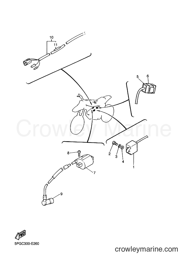 2011 Dirt Bike PW50 - PW50 (5PGS) [010] - ELECTRICAL 1
