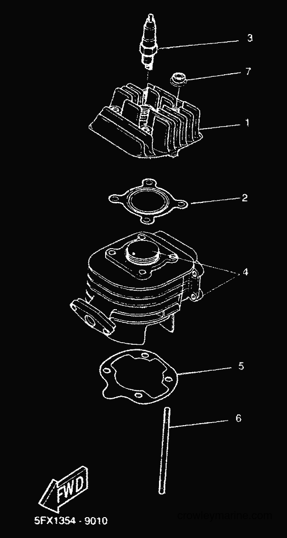 Yamaha Motors CW50RS (5FXF) [010] - CYLINDER