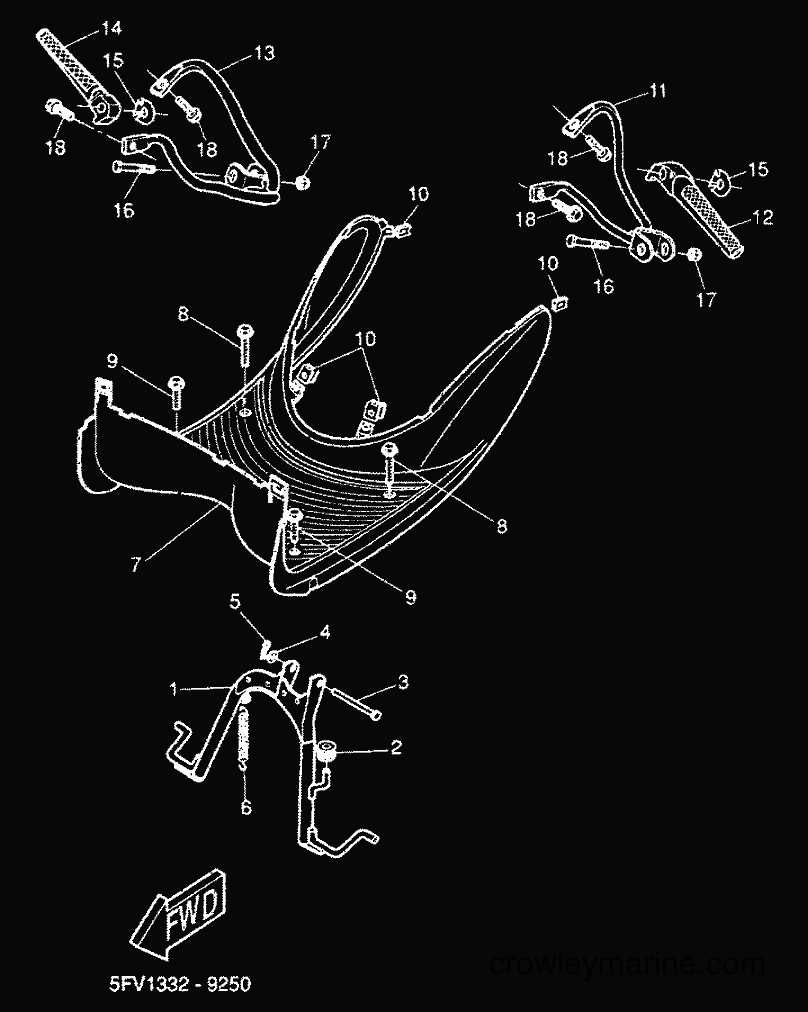 2000 Scooter YH50 - YH50 (5FV3) [020] - STAND & FOOTREST