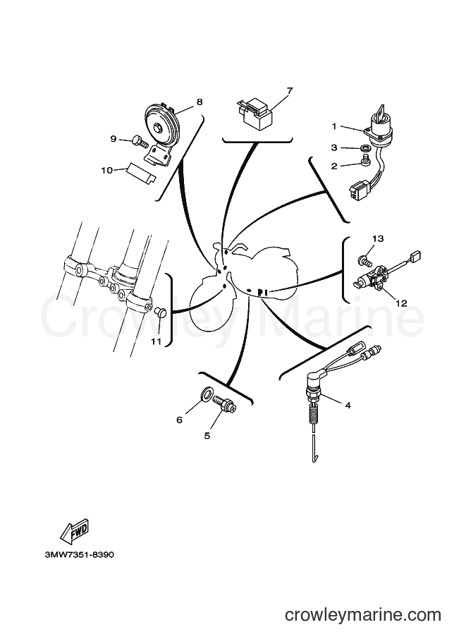 1998 Street Bike SR125 - SR125 (3MW7) [020] - ELECTRICAL 2