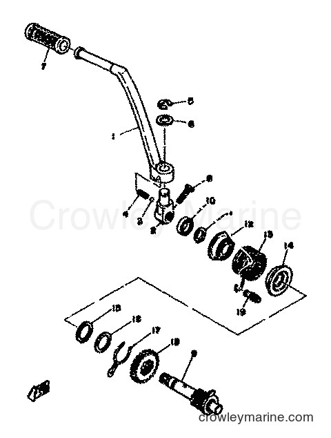 1977 Street Bike RD50M - RD50M (2E0) [999] - STARTER