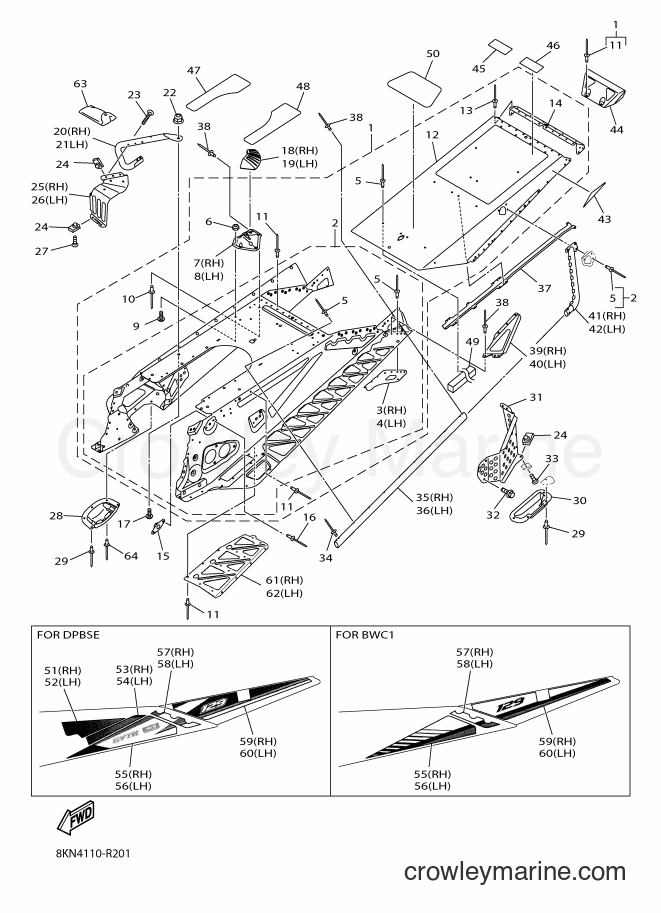 Yamaha Motors SRV10RL (8KN4) [010] - FRAME 2