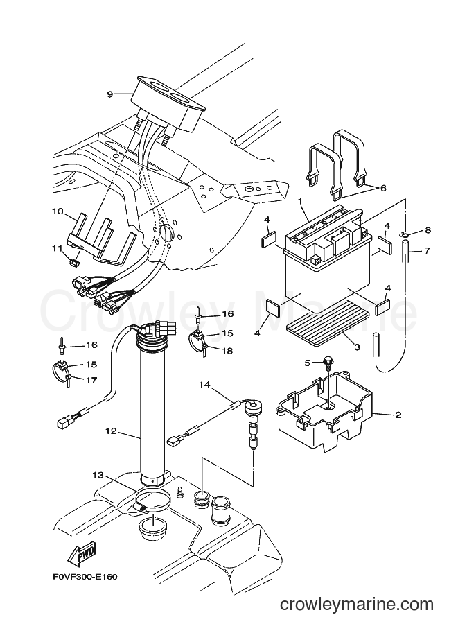 Yamaha Motors JET FOR XA1200 (68N1) [030] - ELECTRICAL 2