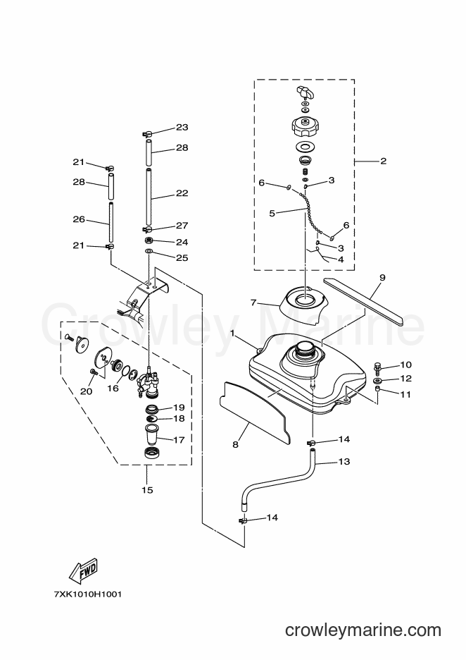 2012 Snowblower YU240 - YU240 (7XK1) [010] - FUEL TANK
