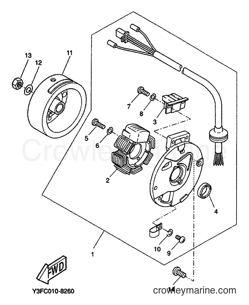 Yamaha Motors CW50 (5MS1) [010] - GENERATOR