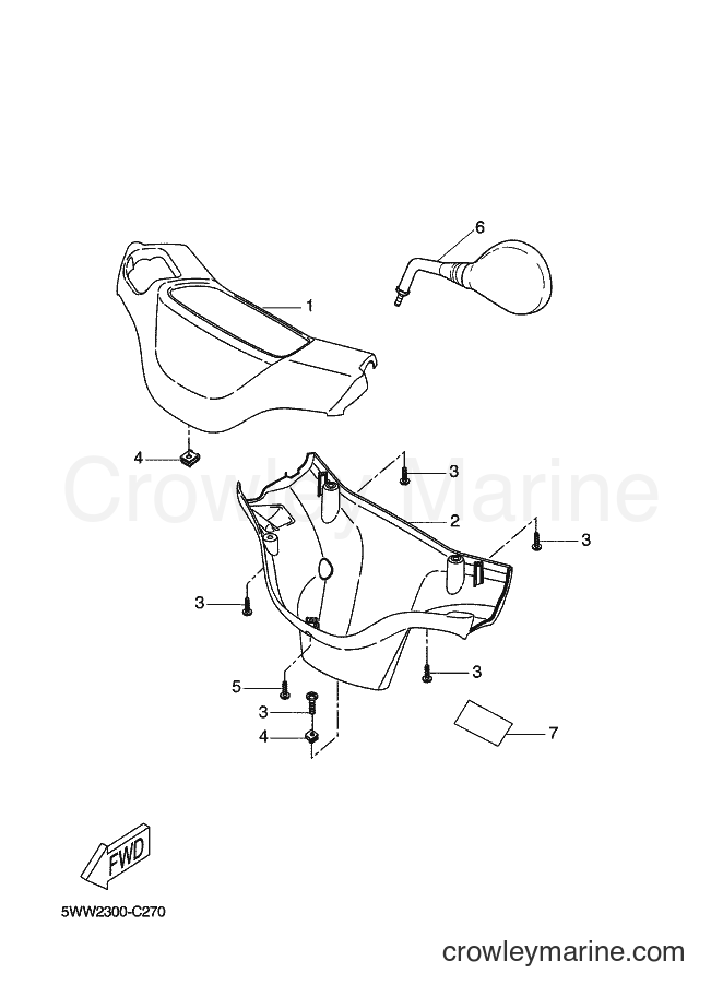 2004 Scooter CW50 - CW50 (5WW2) [030] - COWLING 1
