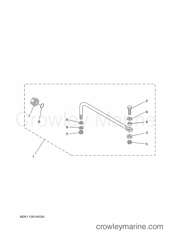 Yamaha Motors F115B (6EK3) [020] - STEERING GUIDE