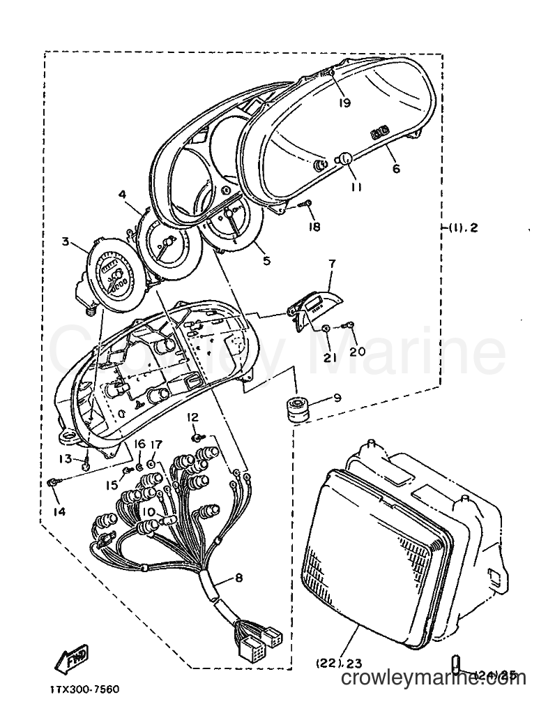 Yamaha Motors FJ1200 (1TX) [999] - ALTERNATE FOR ELECTRICAL