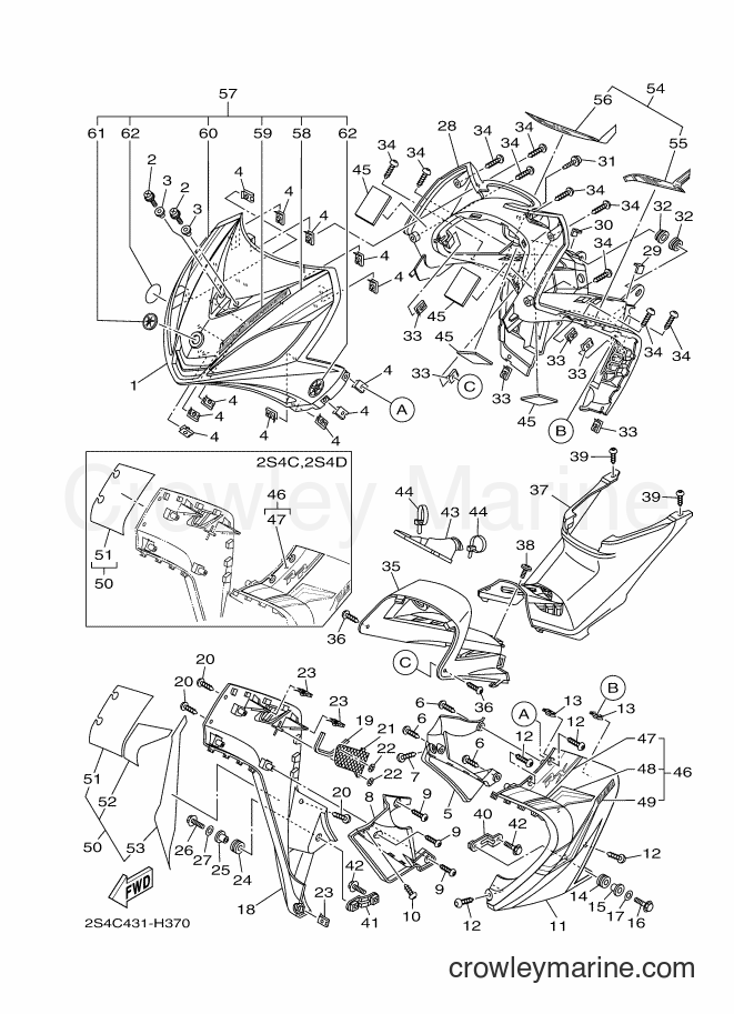 2009 Scooter T135HC - T135HC (2S4D) [010] - LEG SHIELD