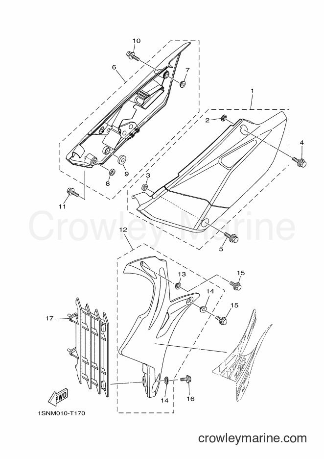 2018 Dirt Bike YZ85 - YZ85 (1SNM) [010] - SIDE COVER