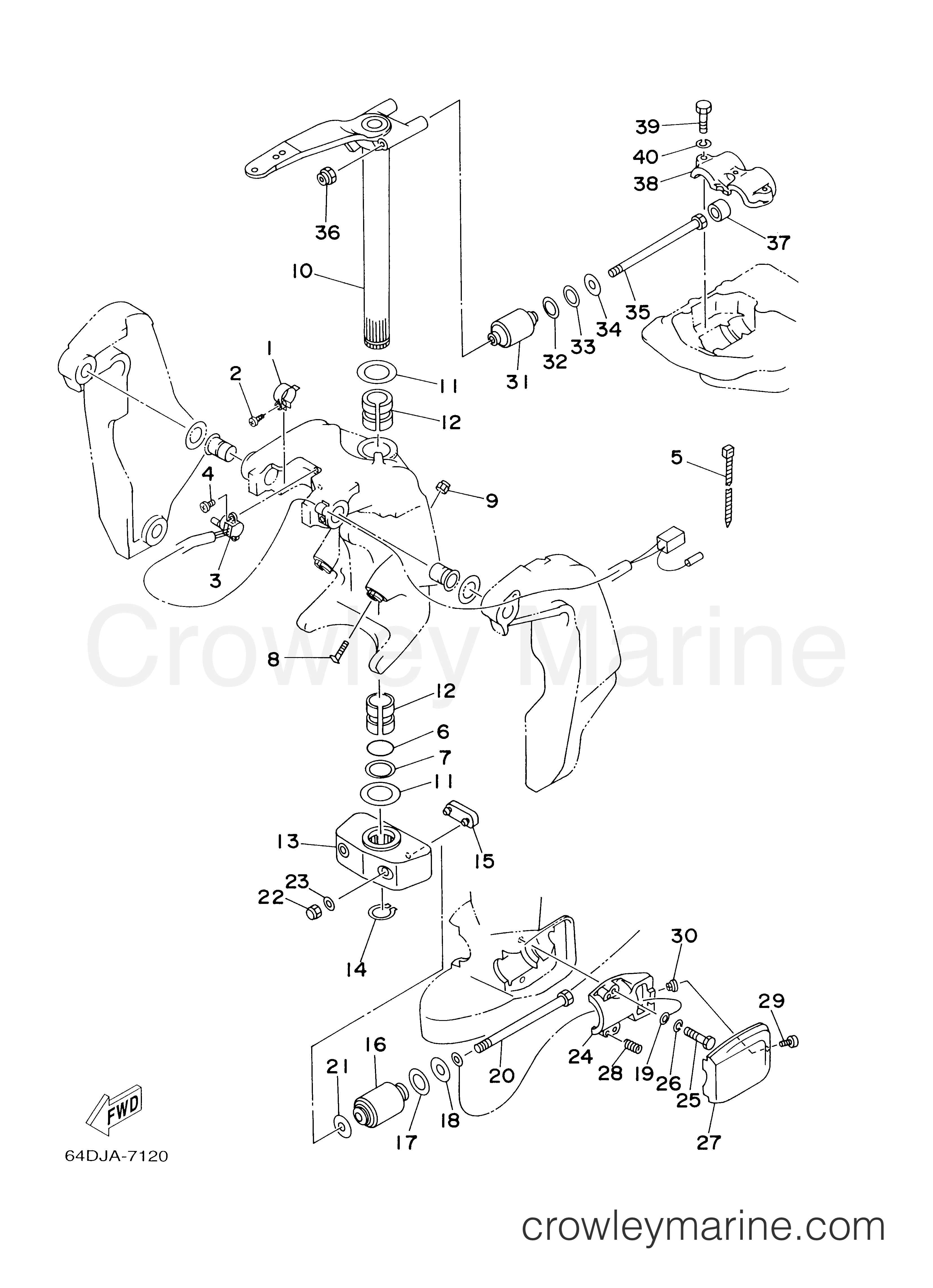 Yamaha Motors LX150TXRX - BRACKET 2