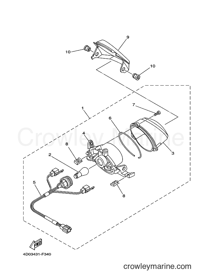 Yamaha Motors AF115S (20B9) [010] - TAILLIGHT