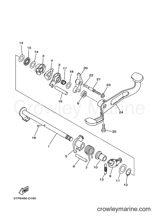 Yamaha Motors T110SEC (30C1) [010] - SHIFT SHAFT