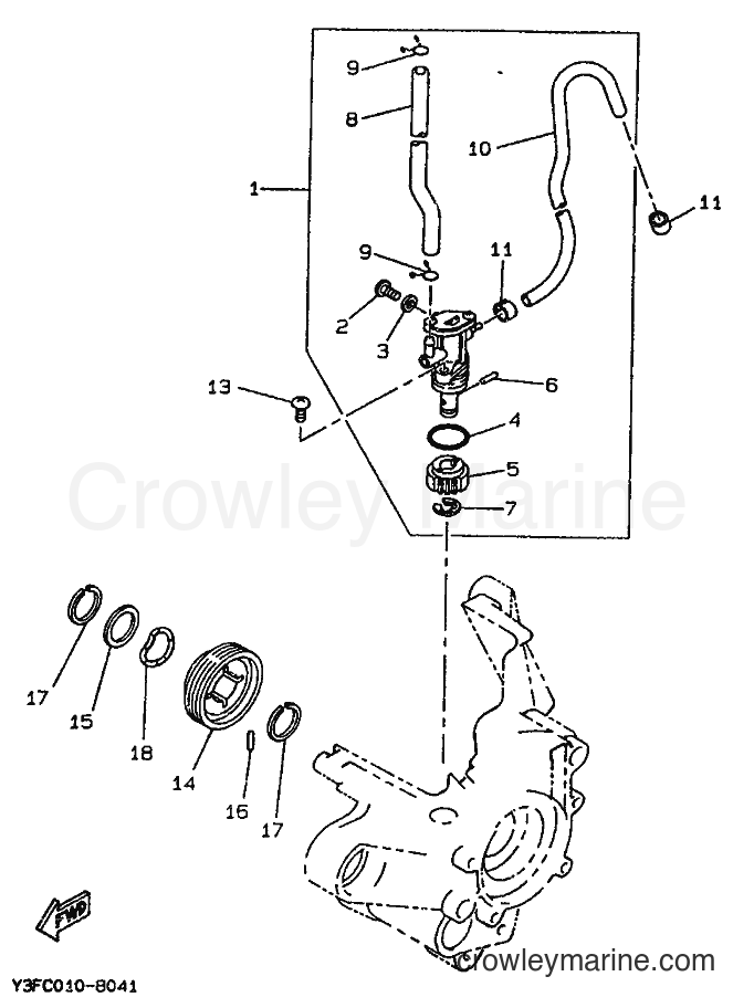 1990 Scooter CW50 - CW50 (3WV1) [999] - OIL PUMP