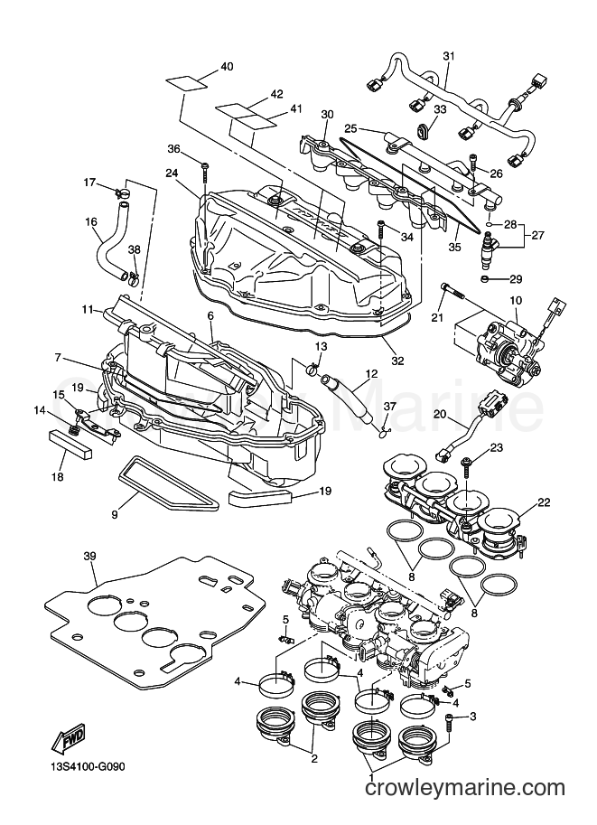 2008 Sport Bike YZF-R6 - YZF-R6 (13S5) [010] - INTAKE