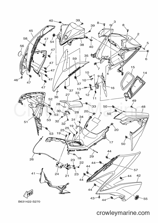 2017 Street Bike GDR155 - GDR155 (B631) [010] - LEG SHIELD