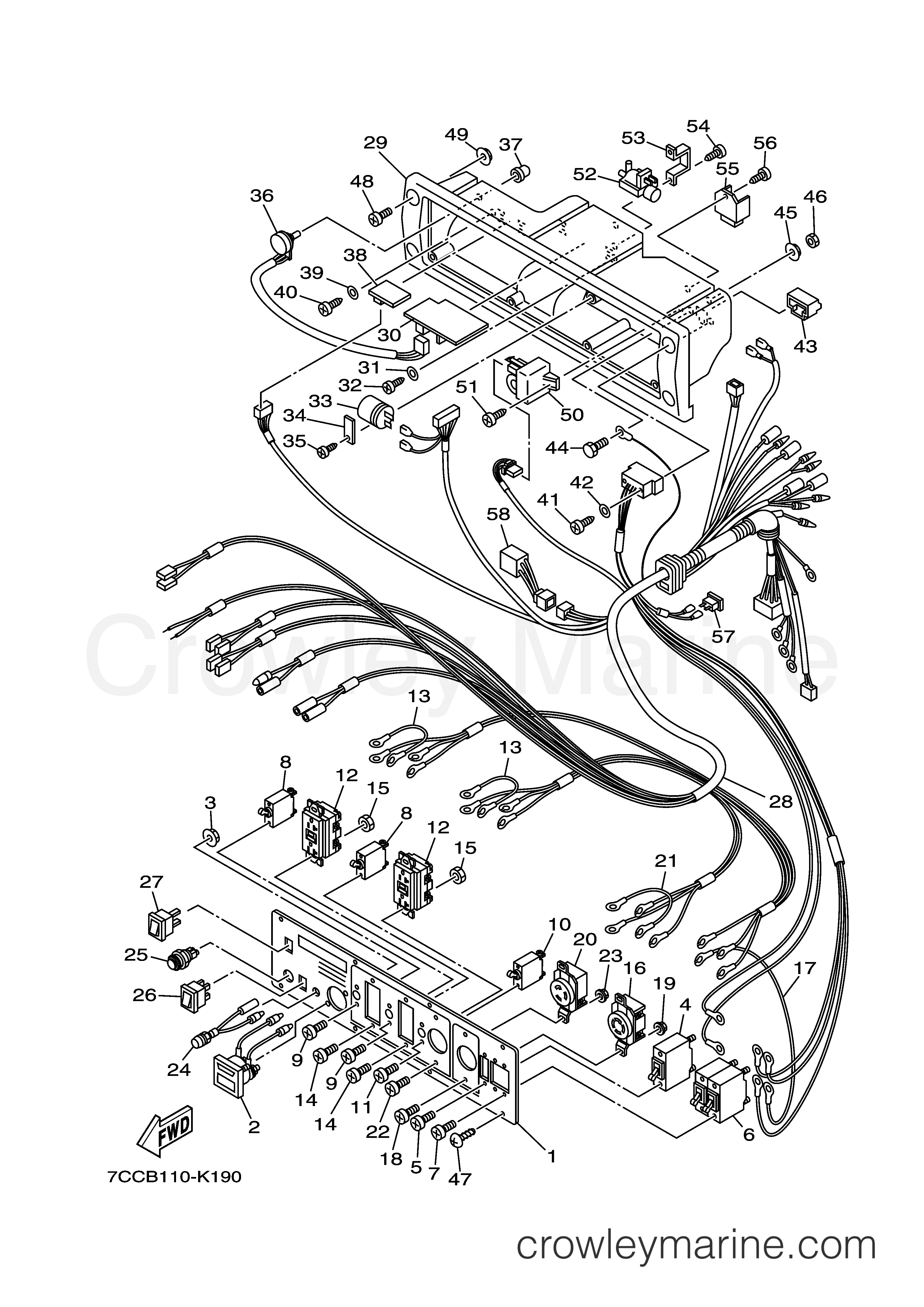 Yamaha Motors EF6600DEM - CONTROL BOX 1