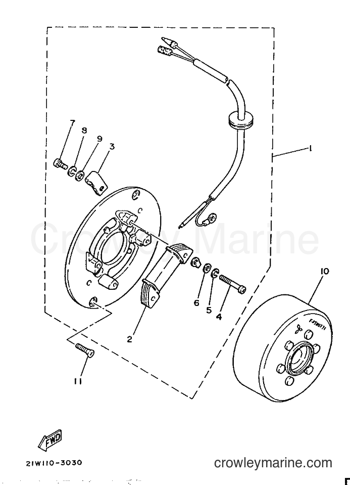1988 Dirt Bike BW80 - BW80 (1RY0) [010] - GENERATOR