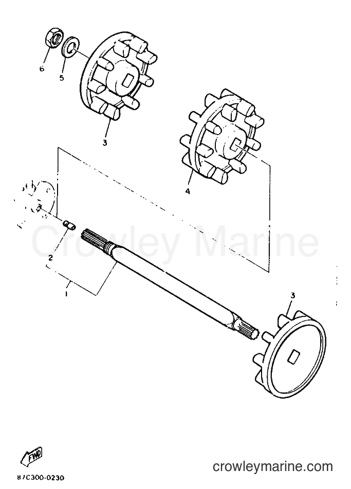 1991 Snowmobile SV125 - SV125 (87C2) [010] - TRACK DRIVE 1