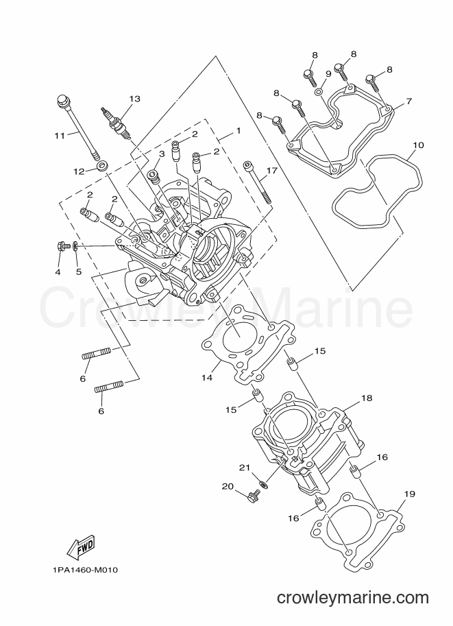 2014 Street Bike FZ150 - FZ150 (2SD2) [010] - CYLINDER HEAD