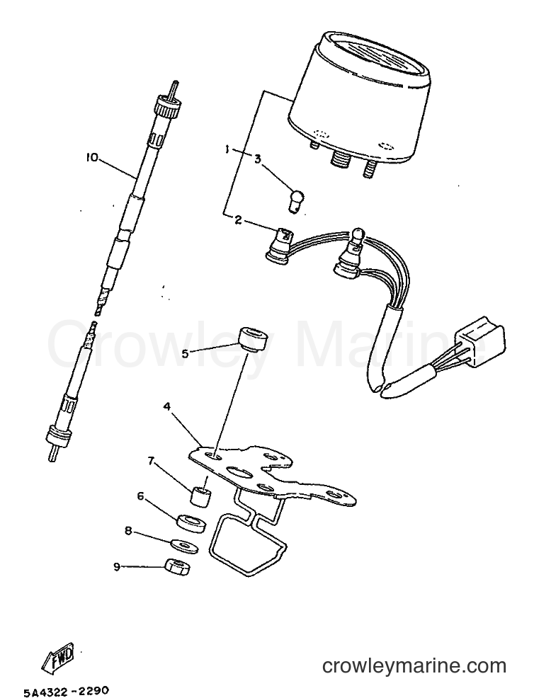 1988 Scooter FS1 - FS1 (3AV) [999] - METER