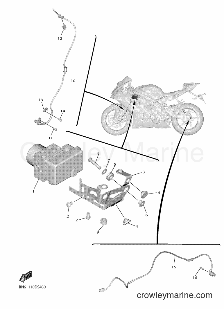 2017 Sport Bike YZF600 - YZF600 (BN62) [010] - ELECTRICAL 3