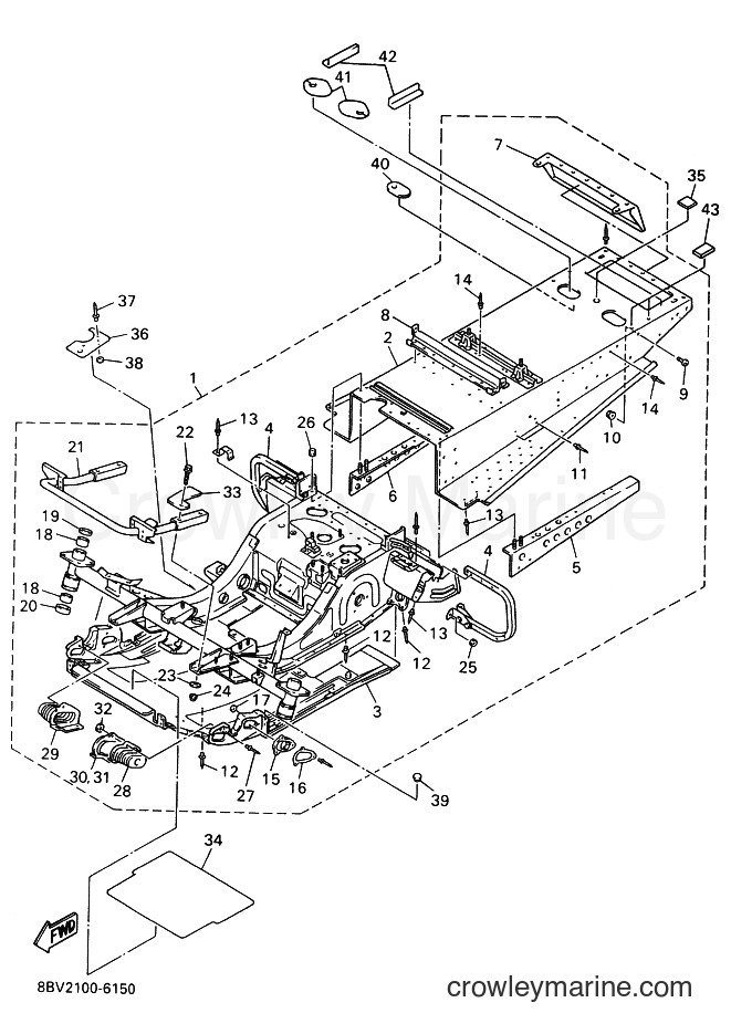 Yamaha Motors VX600XT (8BV2) [020] - FRAME