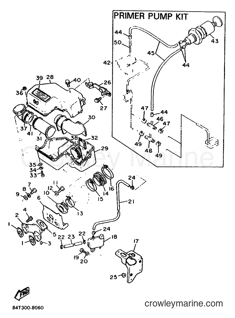1988 Snowmobile ET340TR - ET340TR (84U) [999] - INTAKE