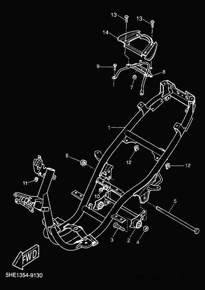 Yamaha Motors YQ50 (5KH3) [010] - FRAME