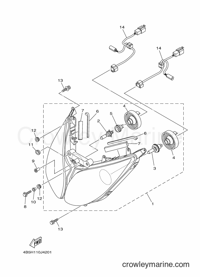 Yamaha Motors XP500 (4B5W) [010] - HEADLIGHT