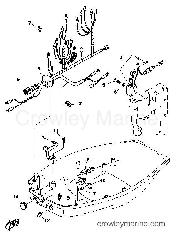 Yamaha Motors 50ELD - ELECTRIC PARTS 2