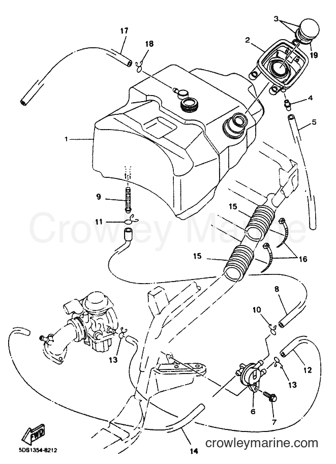 2000 Scooter YP125E - YP125E (5DSL) [010] - FUEL TANK