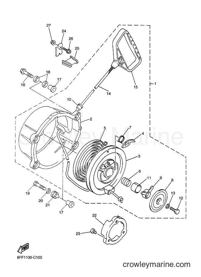 Yamaha Motors SXV70VT (8FF1) [020] - STARTER