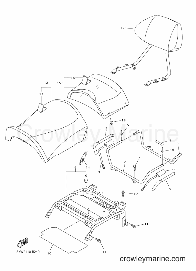 2018 Snowmobile VK10G - VK10G (8LP2) [020] - SEAT