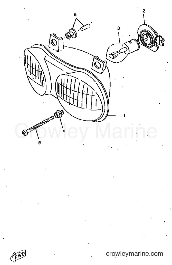1998 Scooter CW50RSP - CW50RSP (4WT3) [010] - HEADLIGHT