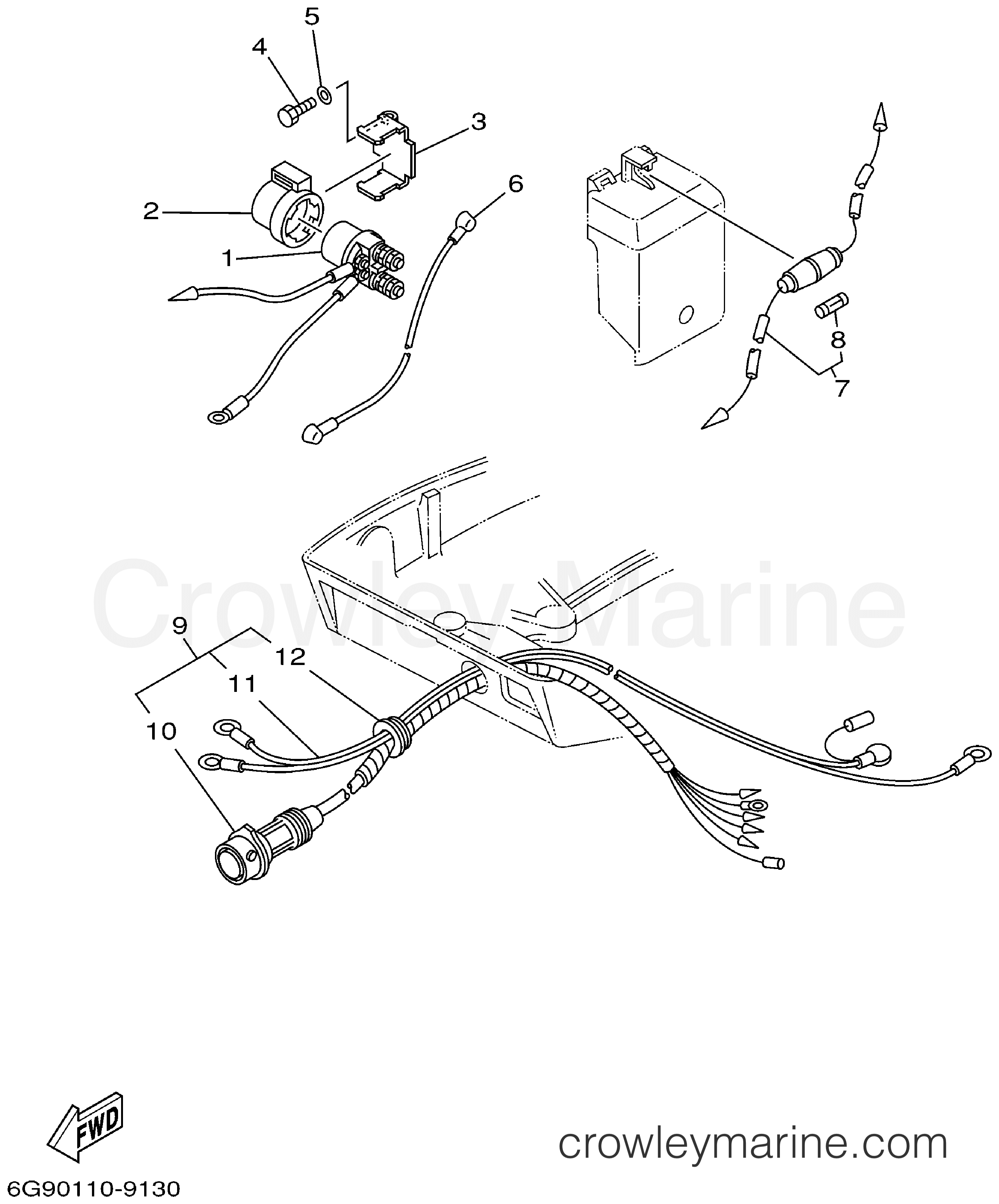 Yamaha Motors F9.9ELRA - ELECTRICAL 2