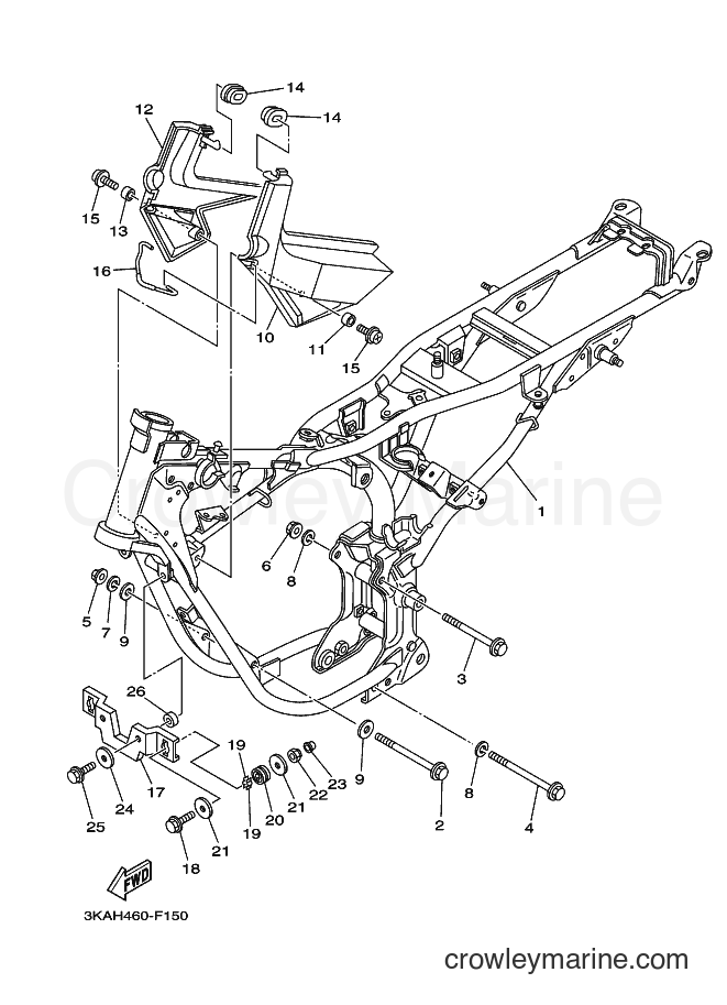 2007 Street Bike RX-K - RX-K (3KAH) [010] - FRAME