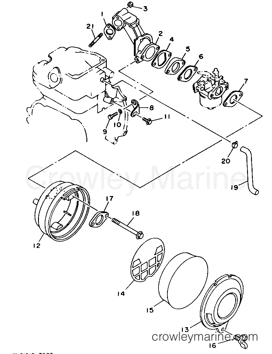Yamaha Motors EF2500R - AIR FILTER