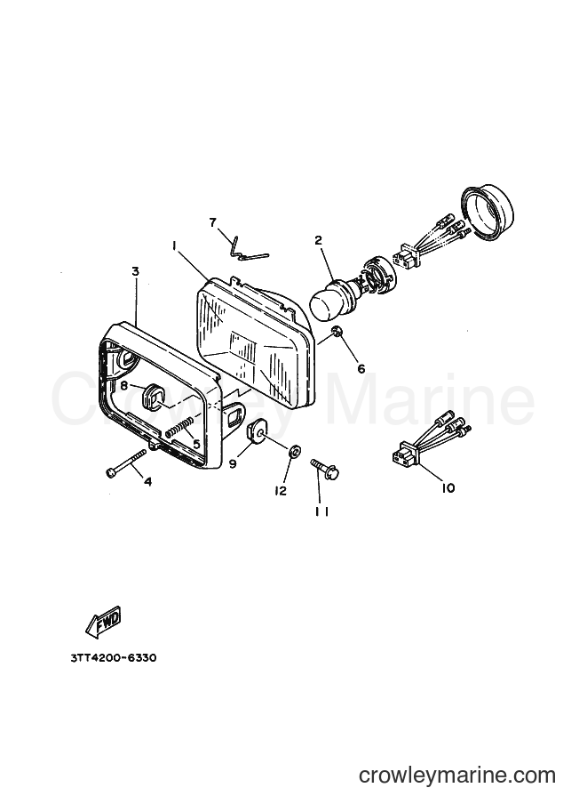 2005 Dirt Bike DT175 - DT175 (3TSH) [010] - HEADLIGHT