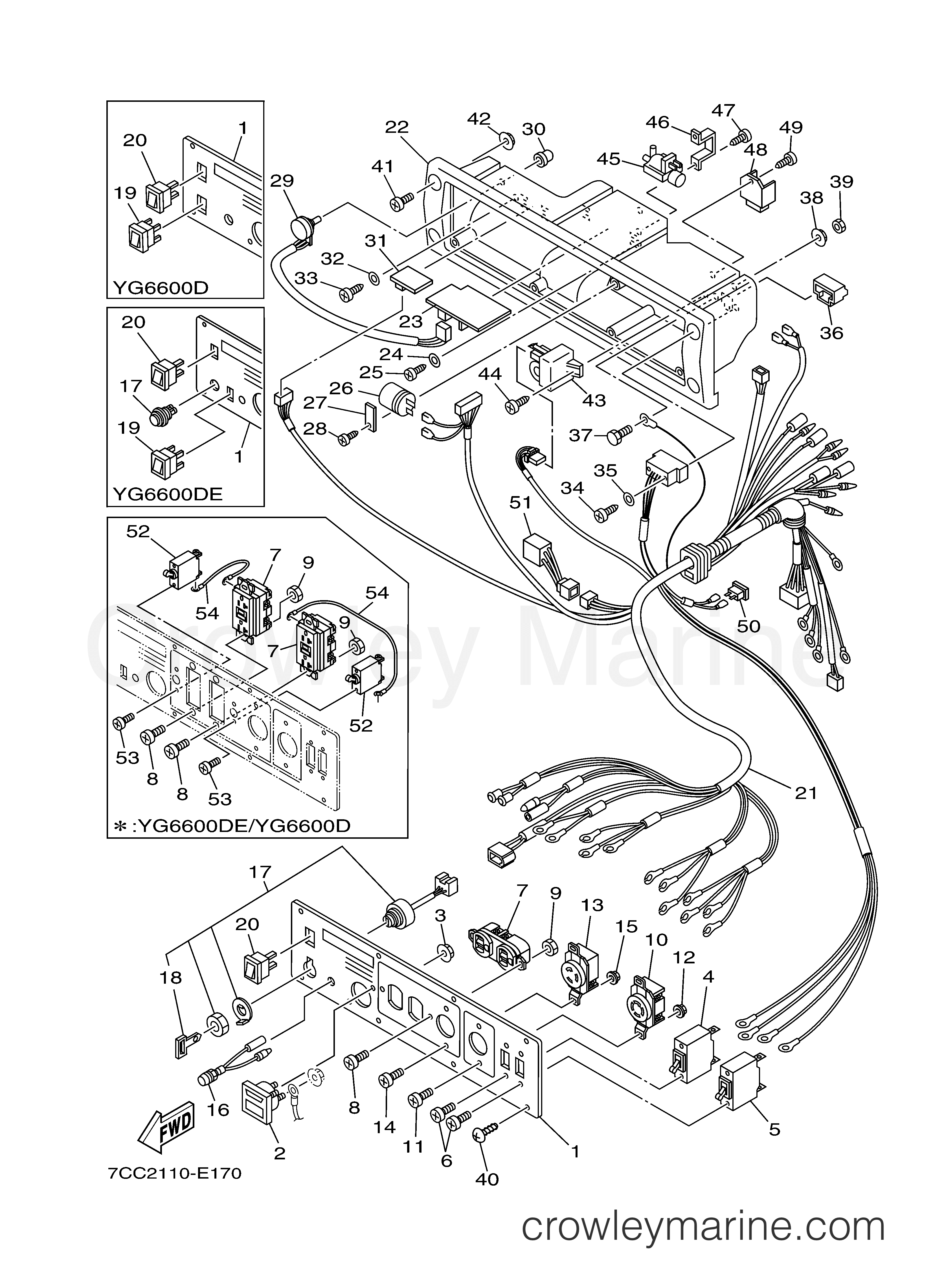 Yamaha Motors EF6600DEH  (YG6600DH_DEH) - CONTROL BOX