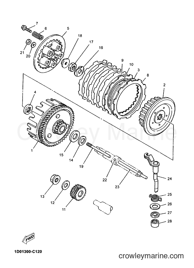 2006 Dirt Bike DT125X - DT125X (2C82) [060] - CLUTCH