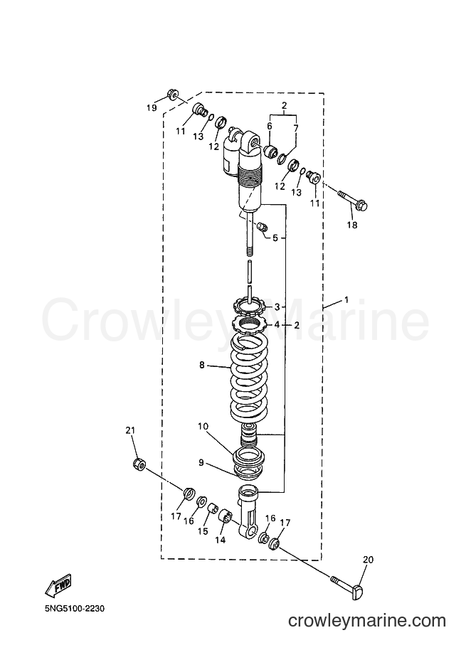 2002 Dirt Bike WR426F - WR426F (5NG6) [100] - REAR SUSPENSION